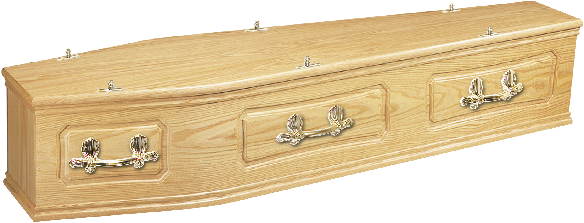 Solid Oak coffin